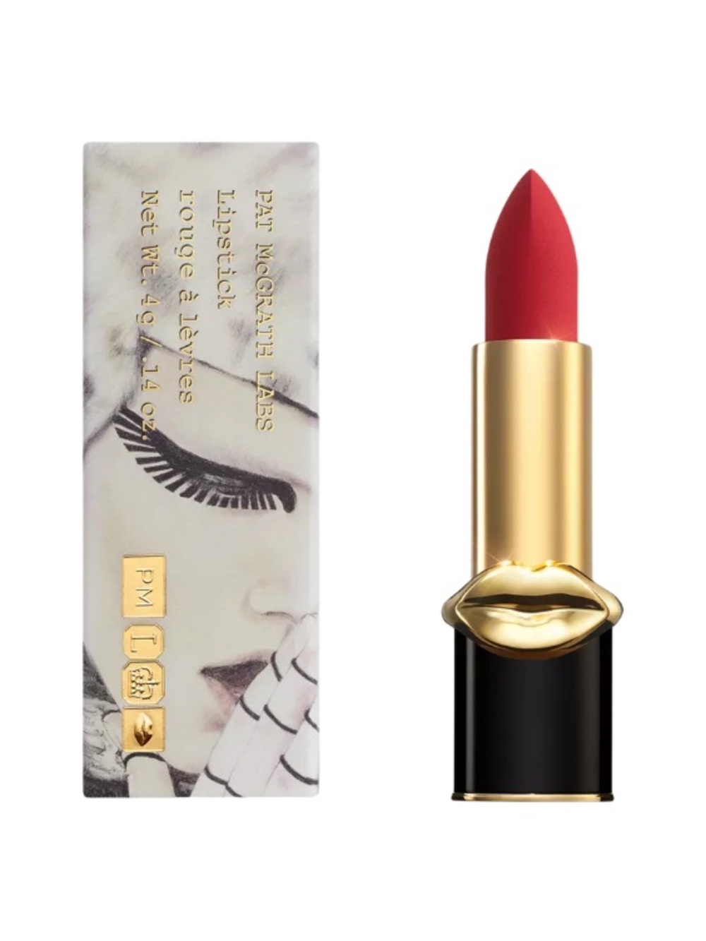 Pat McGrath Velvet Red Lipstick – Bold Classic Red “Elson”
